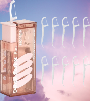 Fil dentaire - DentalFlossDispenser™ - Marron