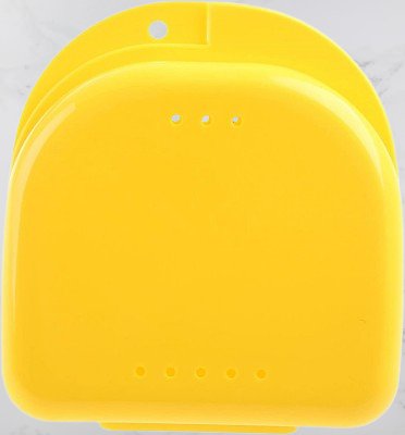Boite Appareil Dentaire - DentalCare™ - Jaune - eveil pur