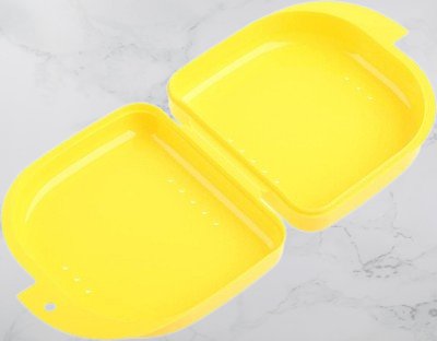 Boite Appareil Dentaire - DentalCare™ - Jaune - eveil pur