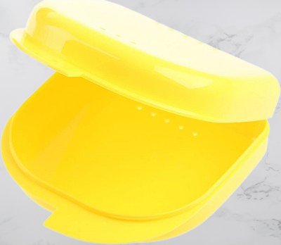Boite Appareil Dentaire - DentalCare™ - Jaune - eveil pur
