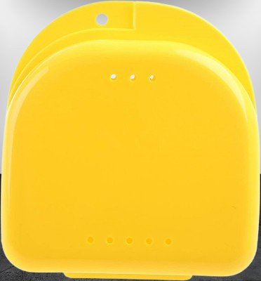 Boite Appareil Dentaire - DentalCare™ - Jaune - eveil pur