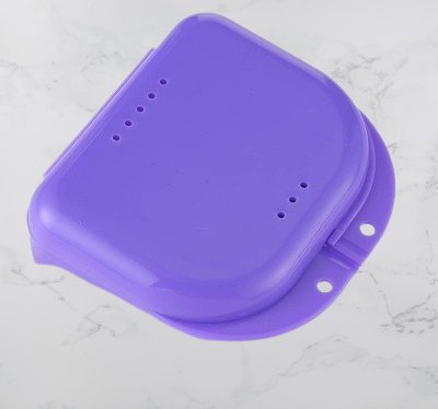 Boite Appareil Dentaire - DentalCare™ - Mauve - eveil pur