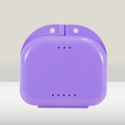 Boite Appareil Dentaire - DentalCare™ - Mauve - eveil pur