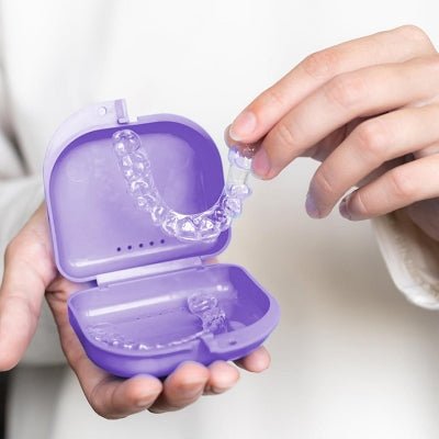 Boite Appareil Dentaire - DentalCare™ - Mauve - eveil pur
